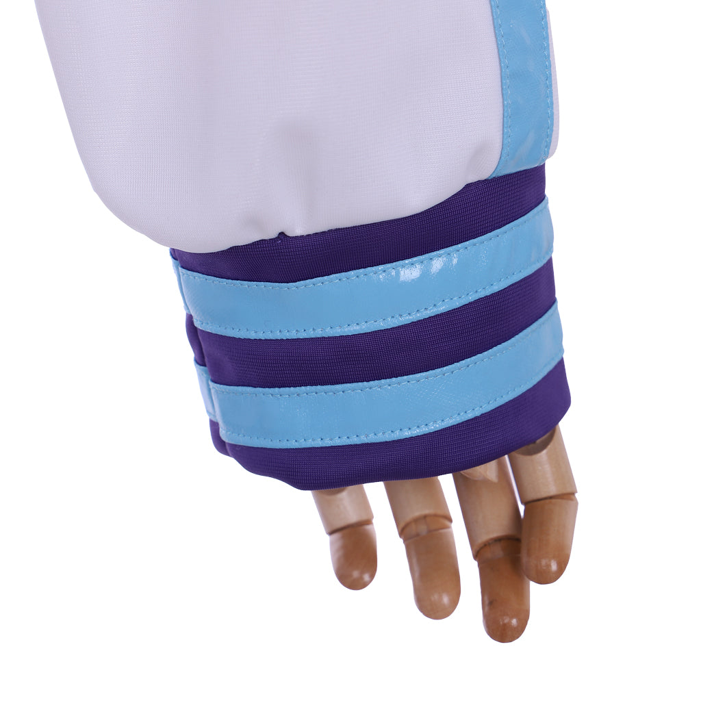 Purple Heart Cosplay Hoodie | Hyperdimension Neptunia Zip-Up Sweatshirt | Unisex Anime Jacket-Astricos