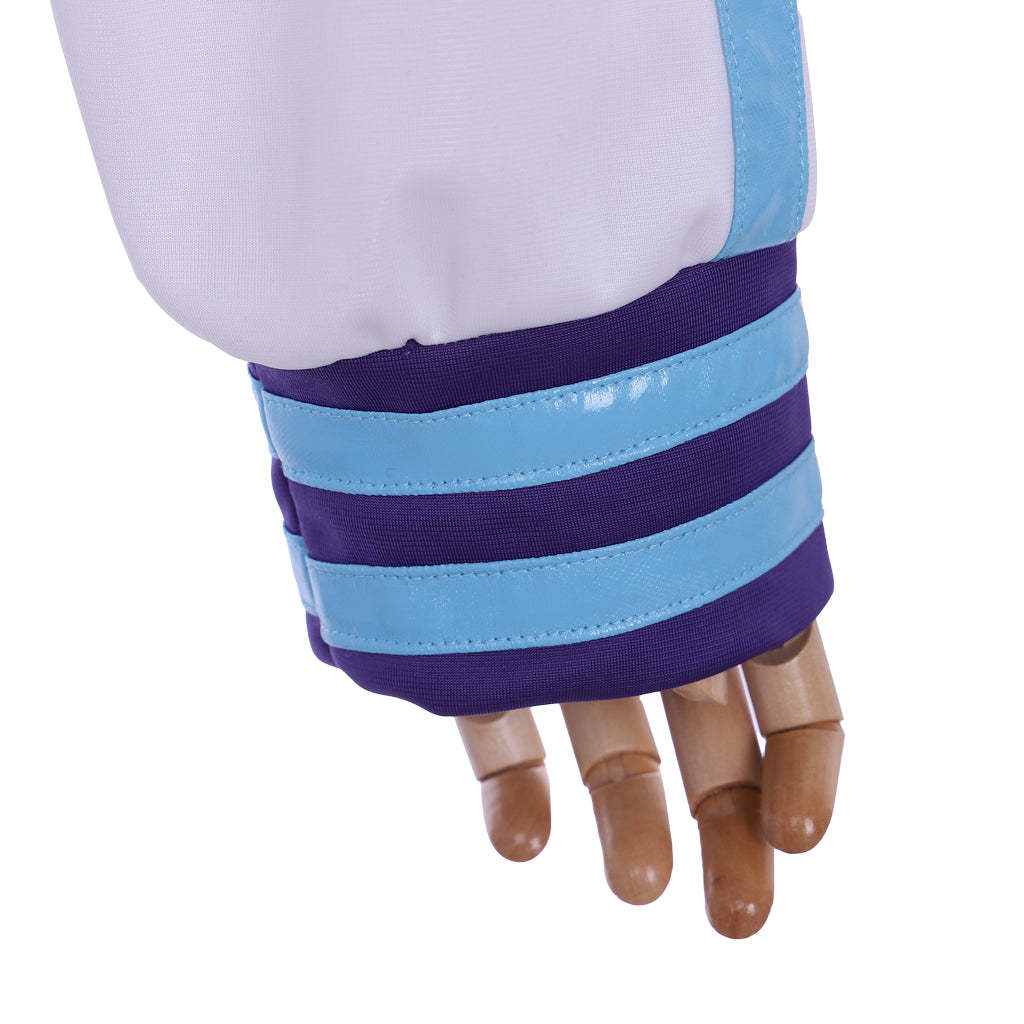 Purple Heart Cosplay Hoodie | Hyperdimension Neptunia Zip-Up Sweatshirt | Unisex Anime Jacket-Astricos