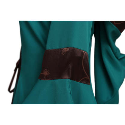 Elegant Medieval Renaissance Victorian Green Dress Gown for Adult Fantasy Party Cosplay-Astricos