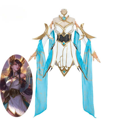 Divine Sword Irelia Cosplay Costume - LOL Immortal Journey Outfit for Women-Astricos