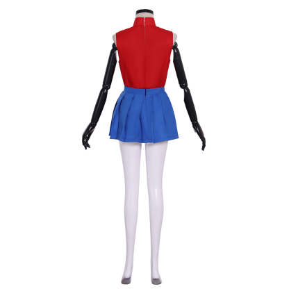 Street Fighter Sakura Kasugano Uniform Cosplay Costume | Authentic Game Series Outfit-Astricos