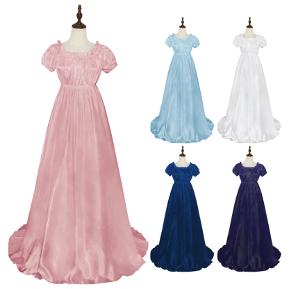 Bridgerton Cosplay Dress,Custom Made,Medieval Vintage Ball Gown Costume
