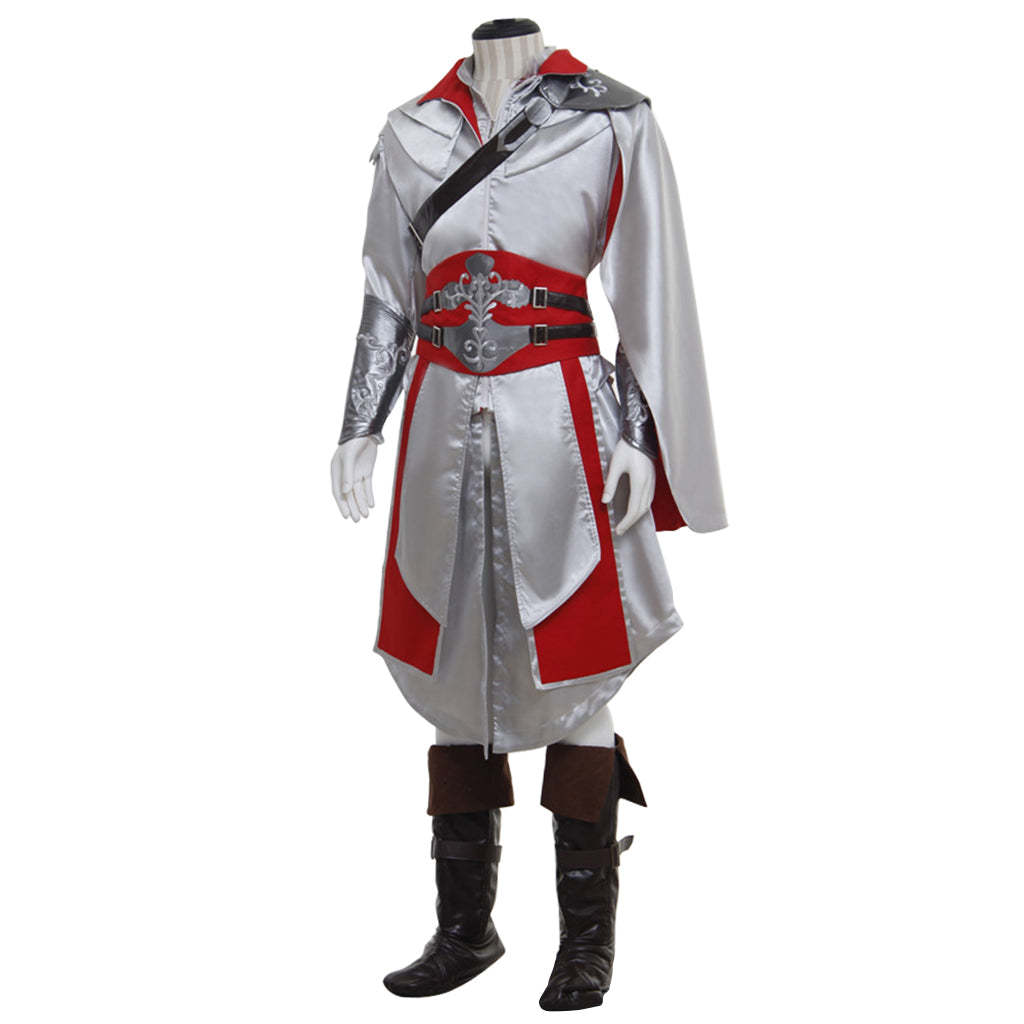 Ezio & Connor Assassin's Creed Full Cosplay Costume Set with Shoes | Astricos-Astricos