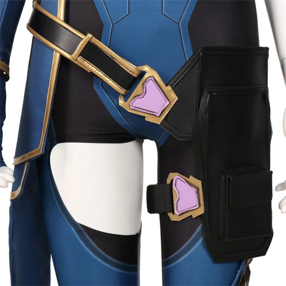 Valorant Reyna Cosplay Costume Jumpsuit Outfit - Perfect for Halloween & Carnival-Astricos