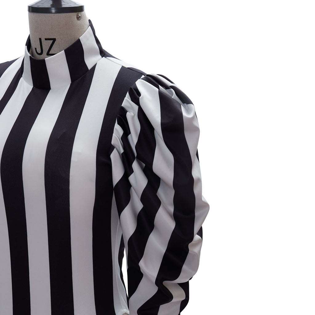 Official Licensed Beetlejuice Jumpsuit Cosplay Costume – Perfect for Halloween & Cosplay Events-Astricos