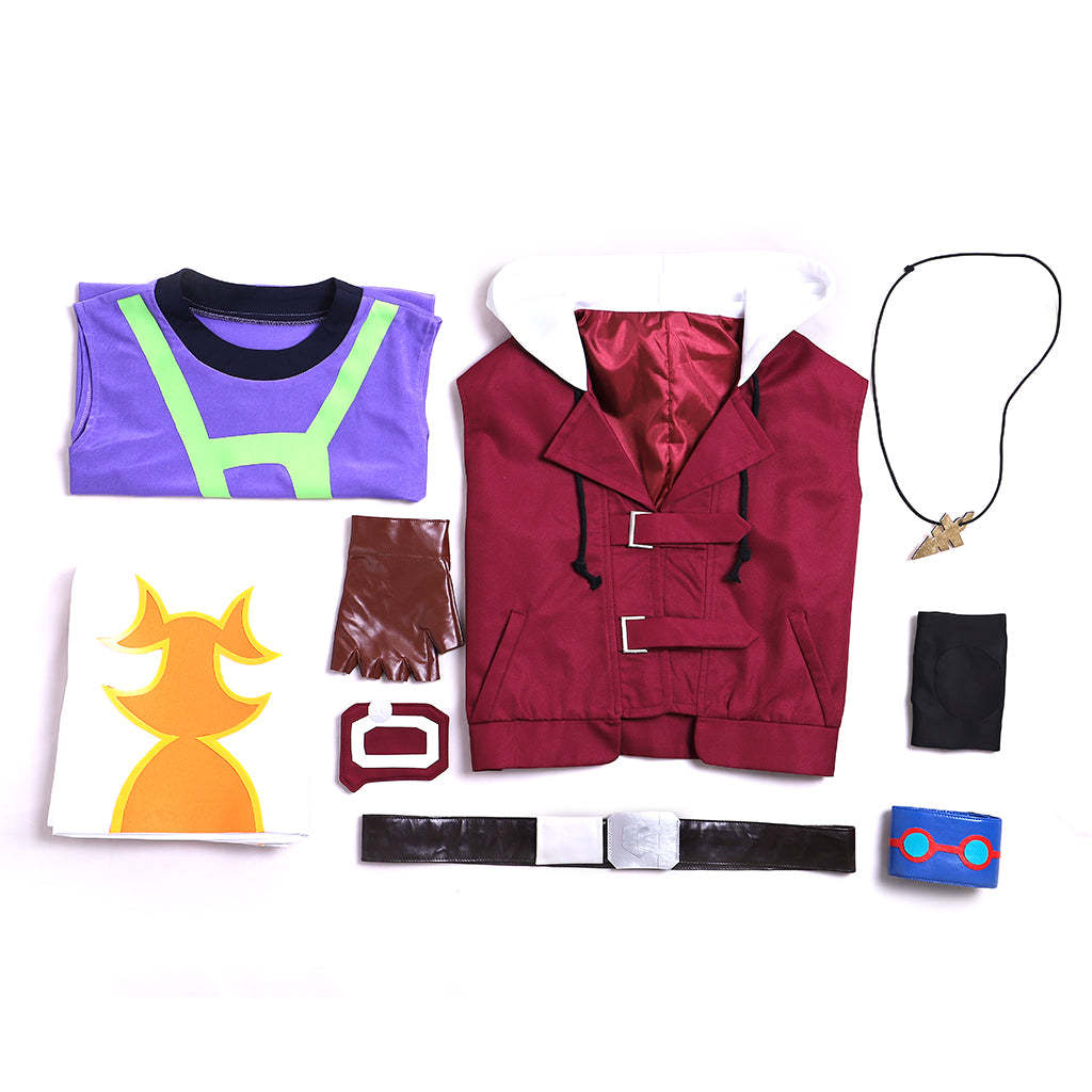 Yu-Gi-Oh! Yuma Tsukumo Cosplay Costume - Authentic Anime Game Outfit for Events-Astricos