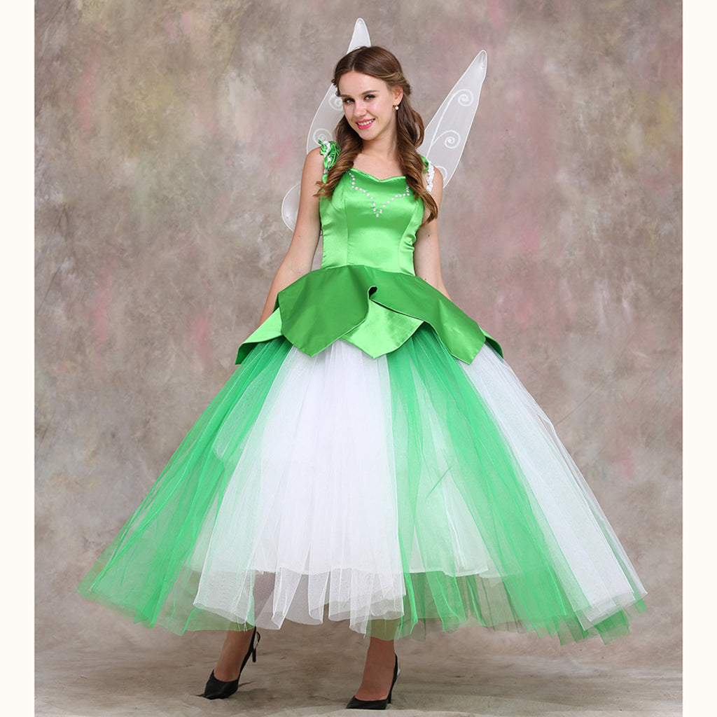 Disney Tinker Bell Fairy Cosplay Costume | Halloween & Party Outfit-Astricos
