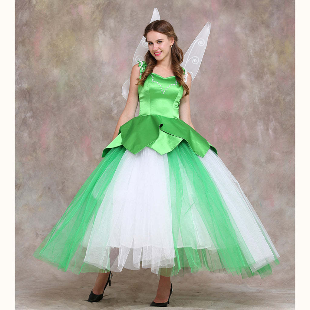 Disney Tinker Bell Fairy Cosplay Costume | Halloween & Party Outfit-Astricos