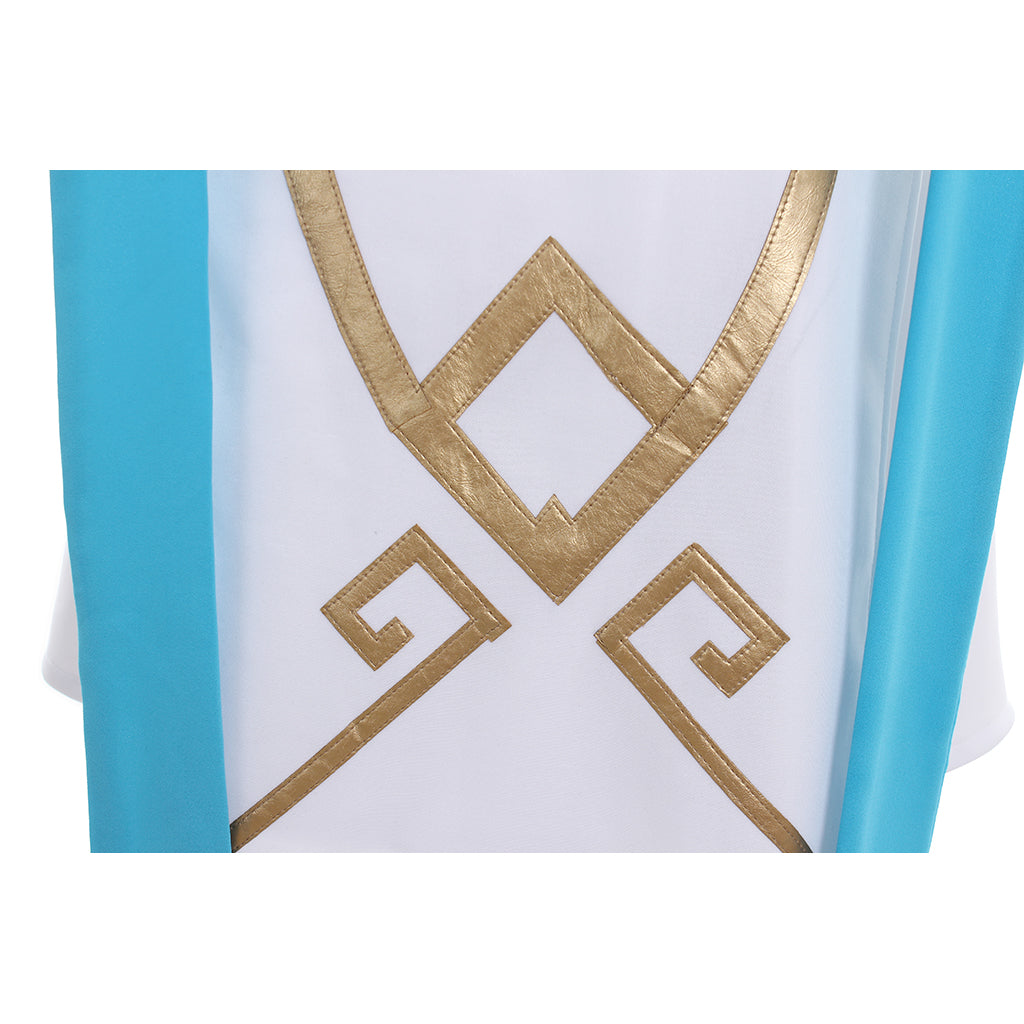 Overwatch Mercy Victory Cosplay Costume - Angela Ziegler Summer Games Skin Outfit Full Set | Astricos-Astricos