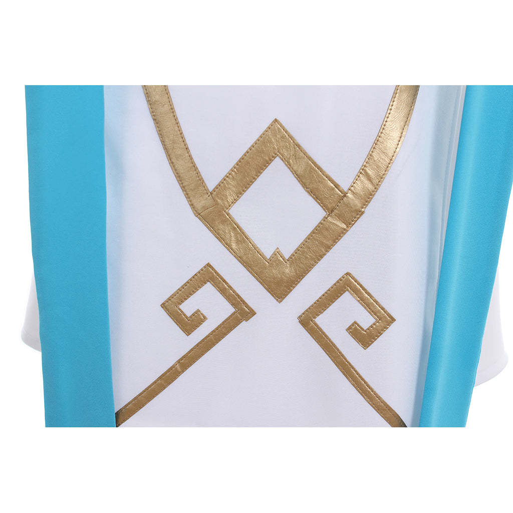 Overwatch Mercy Victory Cosplay Costume - Angela Ziegler Summer Games Skin Outfit Full Set | Astricos-Astricos