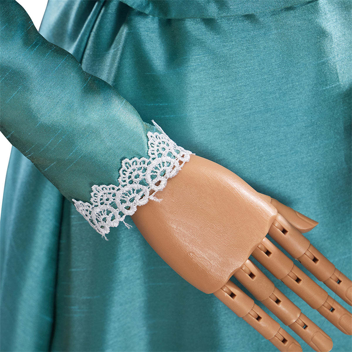 Victorian Off-Shoulder Green Dress - Elegant Anime Cosplay Costume | Astricos-Astricos