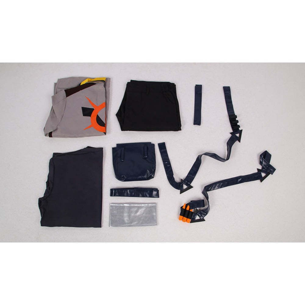 Valorant Phoenix Cosplay Costume for Men - Complete Coat, Pants & Belt Set for Halloween & Carnival-Astricos