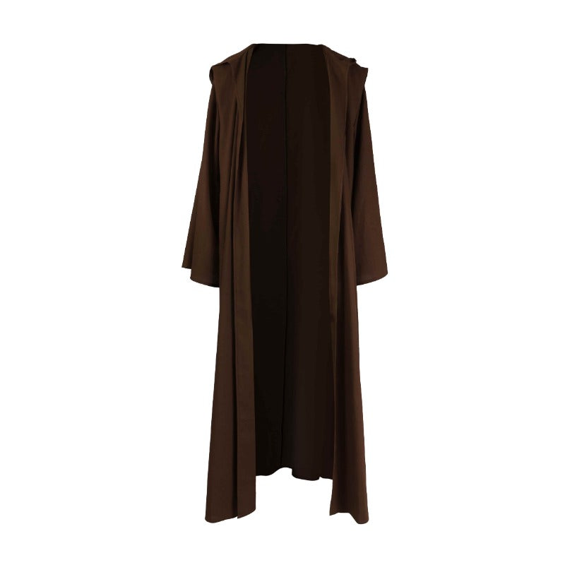 Obi-Wan Kenobi Cosplay Costume Robe Full Set - Perfect for Halloween & Star Wars Parties-Astricos