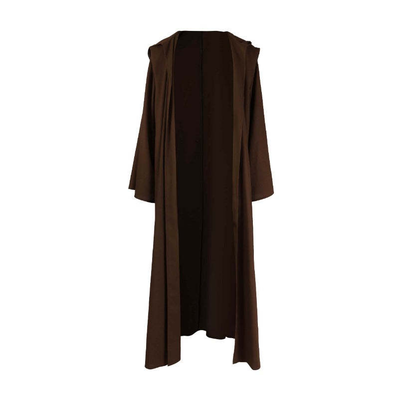 Obi-Wan Kenobi Cosplay Costume Robe Full Set - Perfect for Halloween & Star Wars Parties-Astricos