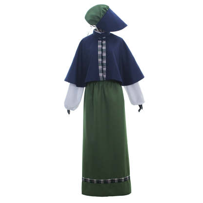 Vintage Victorian Medieval Carol Singer Dress for Halloween & Cosplay-Astricos