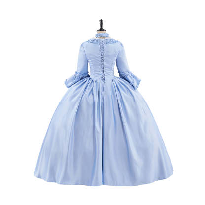 Elegant Rococo Light Blue Dress – Premium Cosplay Costume for Enthusiasts-Astricos