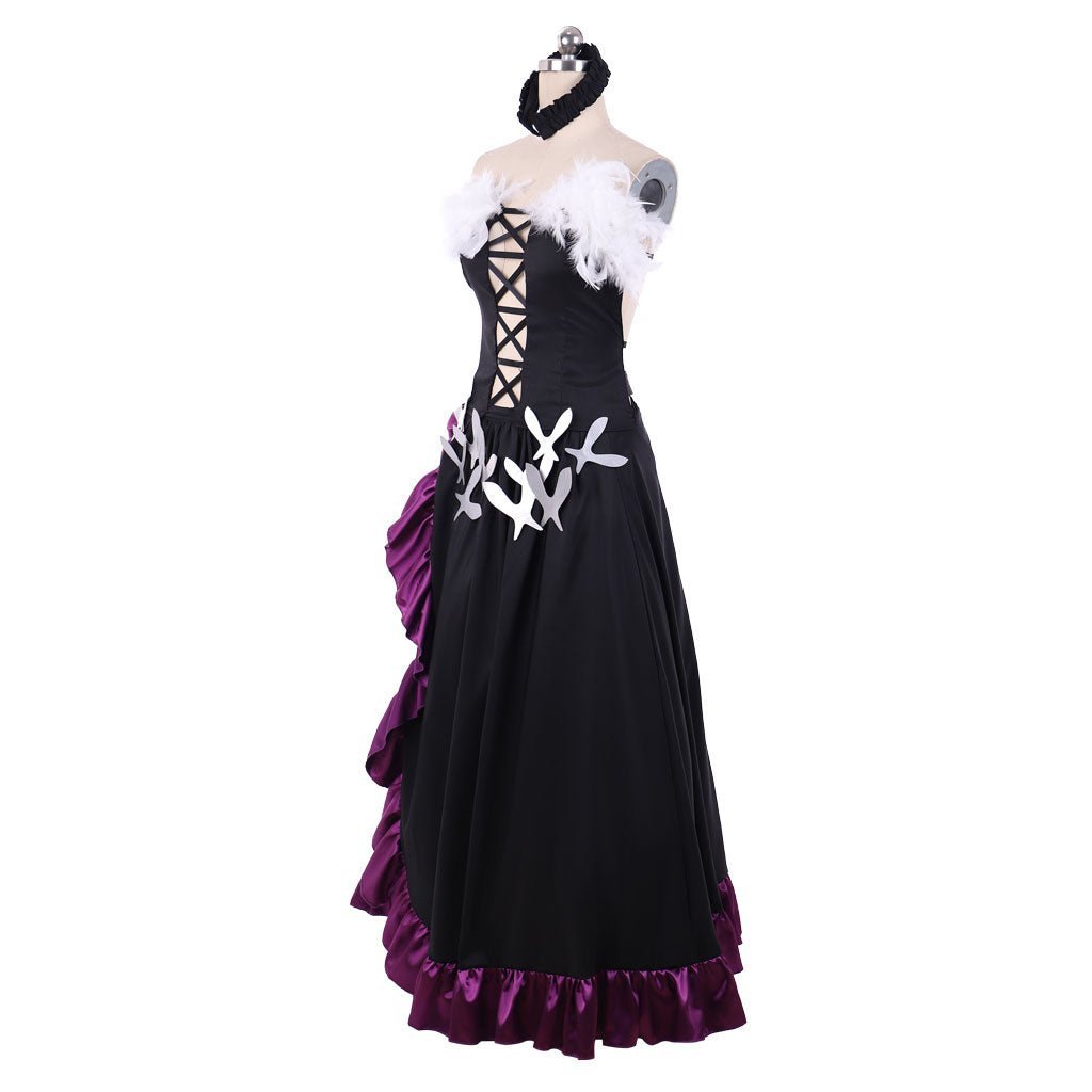 Kuroyukihime Nega Nebulas Cosplay Costume - Accel World Anime Outfit-Astricos