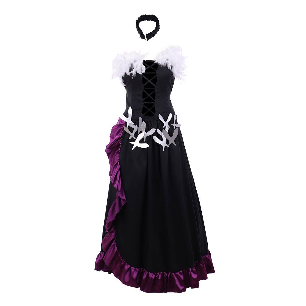 Kuroyukihime Nega Nebulas Cosplay Costume - Accel World Anime Outfit-Astricos