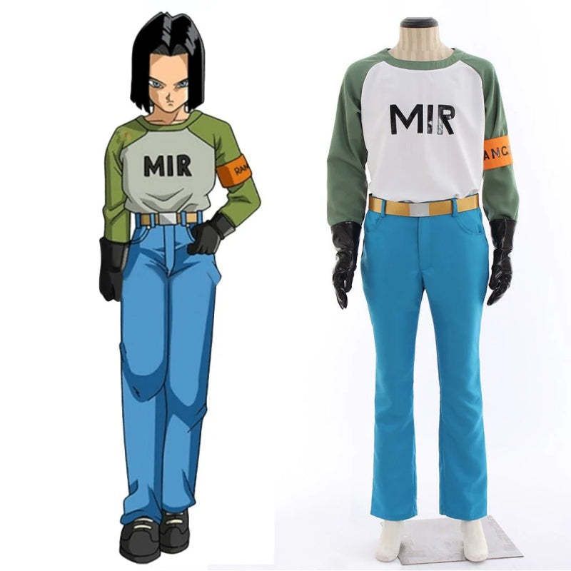 Premium Dragon Ball Zamasu, Android 17, Bulma, Son Goku, Trunks, Whis Cosplay Costumes | Astricos-Astricos