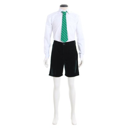 AC/DC Angus Young School Boy Cosplay Costume – Velvet Coat & Shorts Set for Men & Women-Astricos
