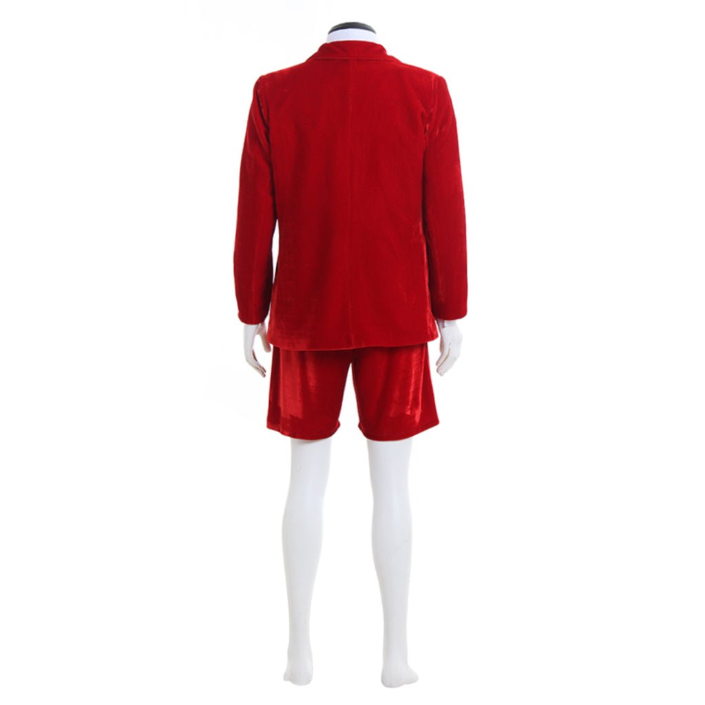 AC/DC Angus Young School Boy Cosplay Costume – Velvet Coat & Shorts Set for Men & Women-Astricos