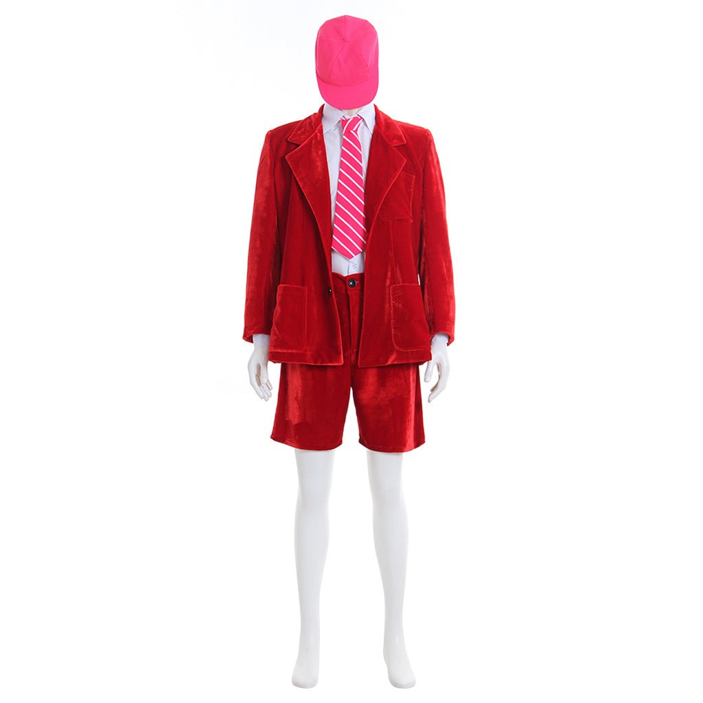 AC/DC Angus Young School Boy Cosplay Costume – Velvet Coat & Shorts Set for Men & Women-Astricos