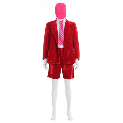 AC/DC Angus Young School Boy Cosplay Costume – Velvet Coat & Shorts Set for Men & Women-Astricos