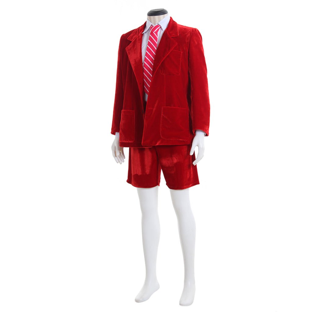 AC/DC Angus Young School Boy Cosplay Costume – Velvet Coat & Shorts Set for Men & Women-Astricos