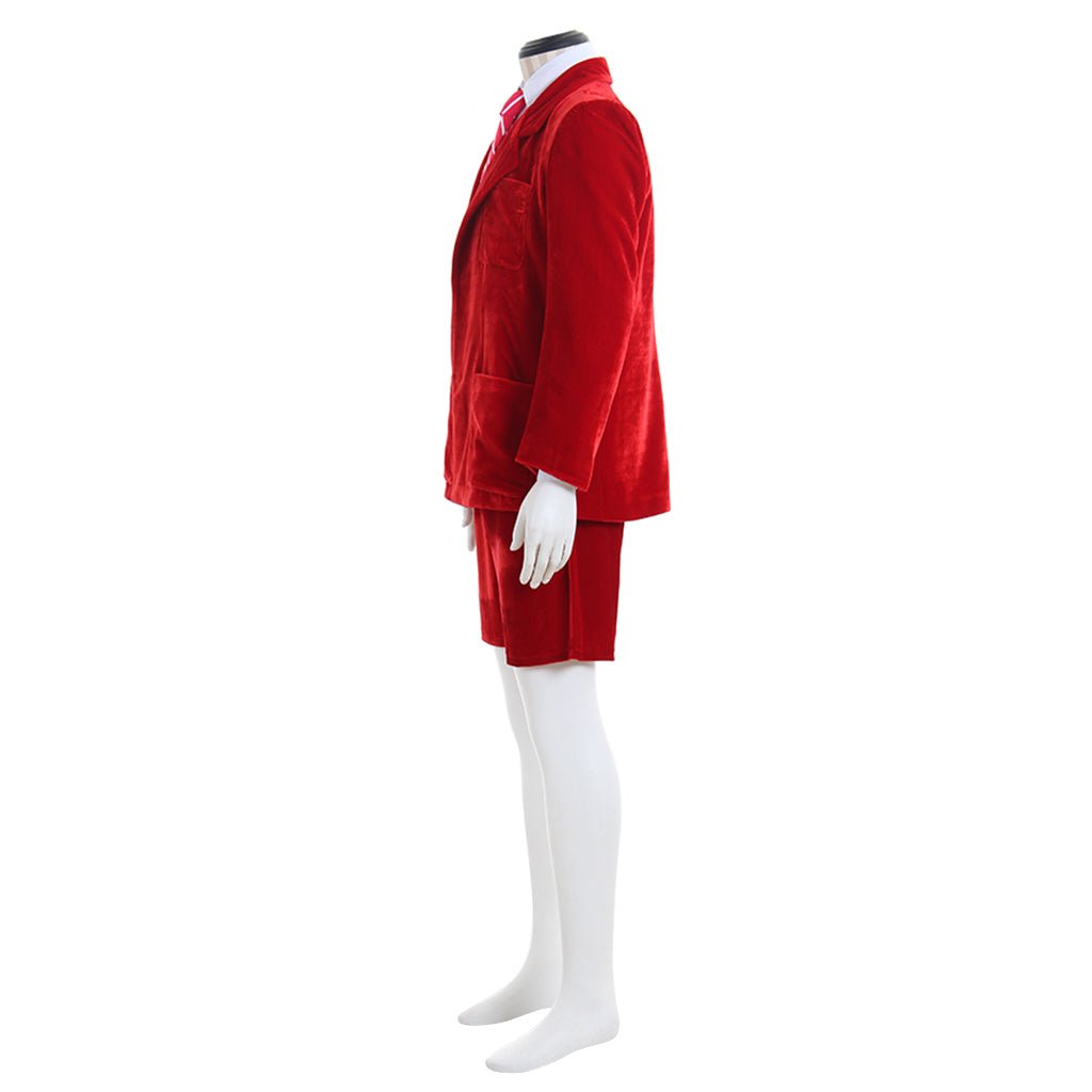 AC/DC Angus Young School Boy Cosplay Costume – Velvet Coat & Shorts Set for Men & Women-Astricos