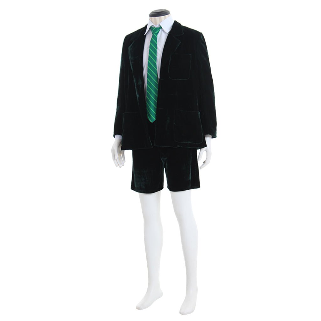 AC/DC Angus Young School Boy Cosplay Costume – Velvet Coat & Shorts Set for Men & Women-Astricos