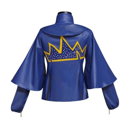 Adult Women Evie Cosplay Costume Blue Jacket - Premium Quality | Astricos-Astricos