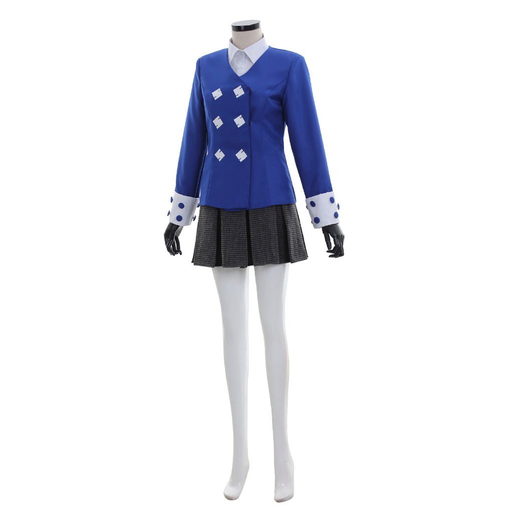 Elegant Adult Women’s Blue Suit Coat Dress for Halloween & Theme Parties | Astricos-Astricos