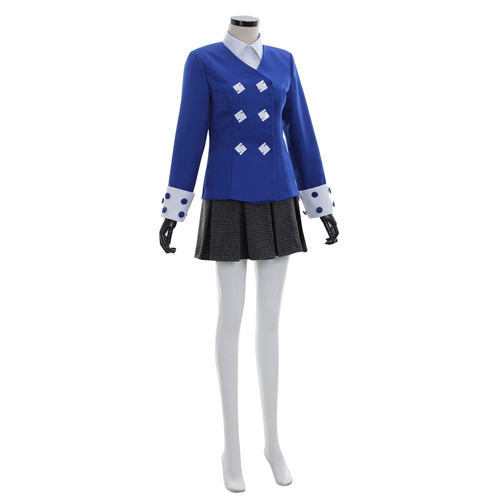 Elegant Adult Women’s Blue Suit Coat Dress for Halloween & Theme Parties | Astricos-Astricos