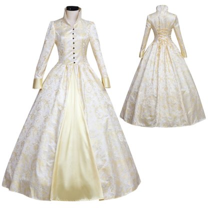 Custom-Made Vintage Elizabethan Cosplay Dress | Medieval Wedding & Carnival Gown-Astricos