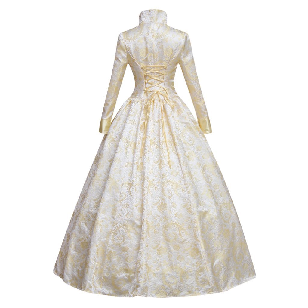 Custom-Made Vintage Elizabethan Cosplay Dress | Medieval Wedding & Carnival Gown-Astricos
