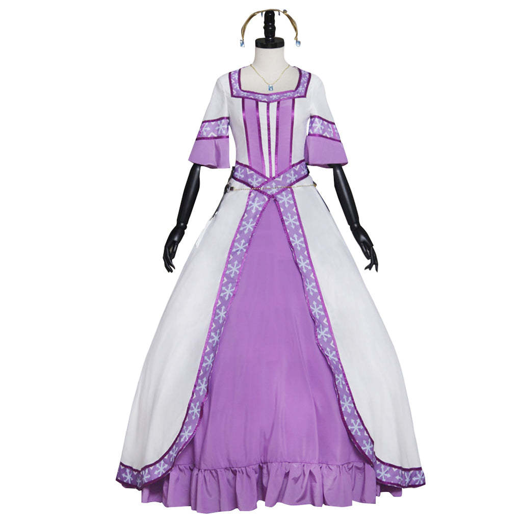 Exquisite Red-Haired Snow White Shirayuki Cosplay Costume | Astricos-Astricos