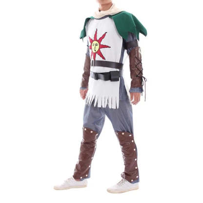Sun Warrior Solaire Cosplay Costume - Dark Souls Anime Premium Outfit-Astricos