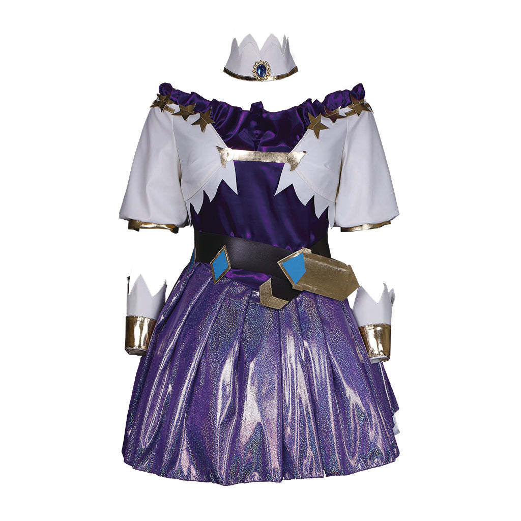 Spirit Blossom Ahri Cosplay Costume - League of Legends LOL Custom-Made White Dress-Astricos