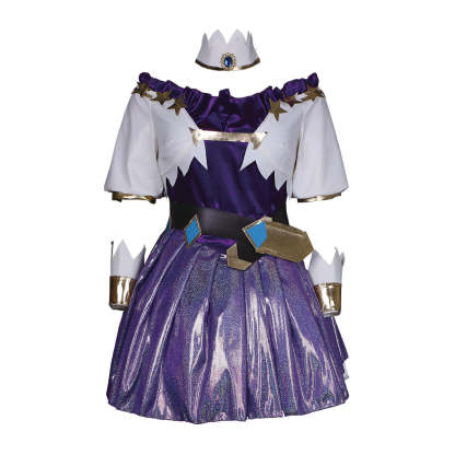 Spirit Blossom Ahri Cosplay Costume - League of Legends LOL Custom-Made White Dress-Astricos