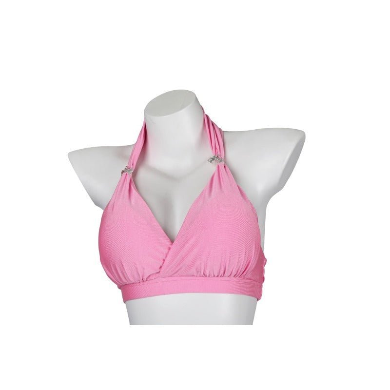 Aerith Gainsborough Pink Halter Swimsuit - Final Fantasy VII Remake Cosplay Costume-Astricos