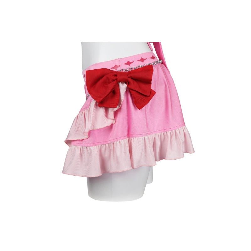 Aerith Gainsborough Pink Halter Swimsuit - Final Fantasy VII Remake Cosplay Costume-Astricos