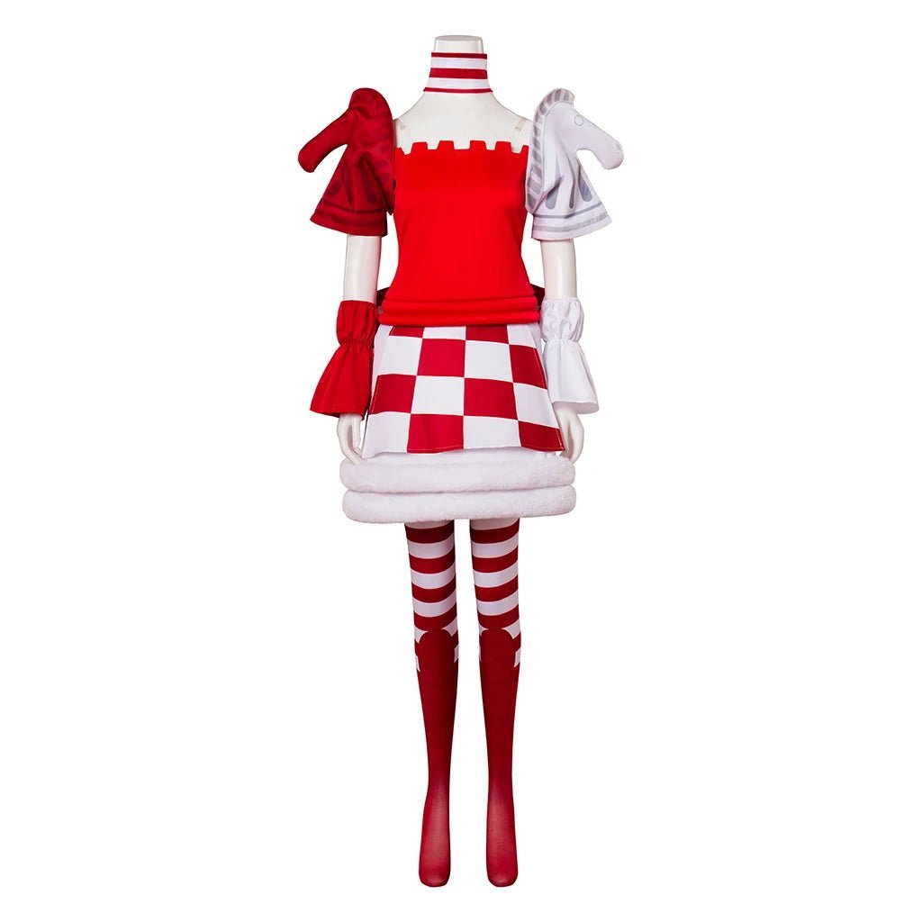 Alice Madness Returns Cosplay Checkmate Chess Dress Lolita Costume for Halloween & Cosplay Events-Astricos