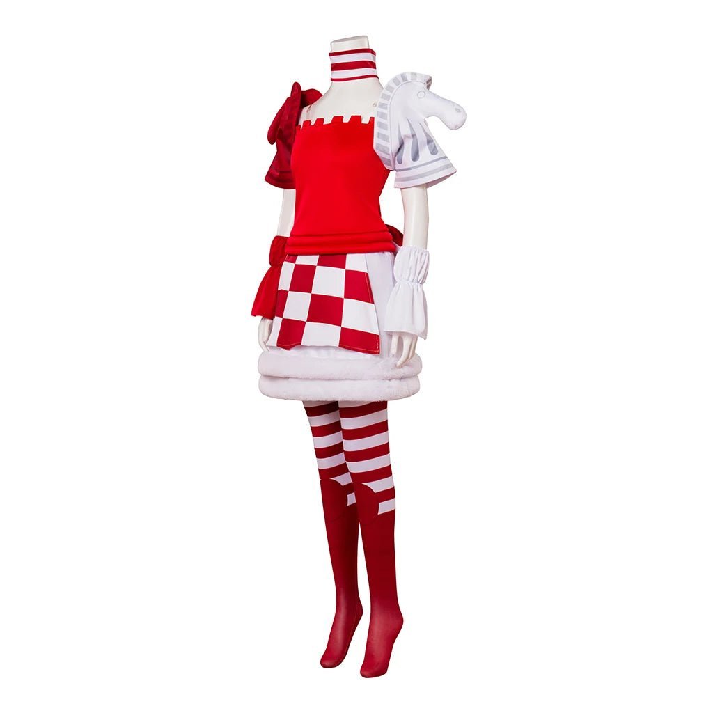 Alice Madness Returns Cosplay Checkmate Chess Dress Lolita Costume for Halloween & Cosplay Events-Astricos