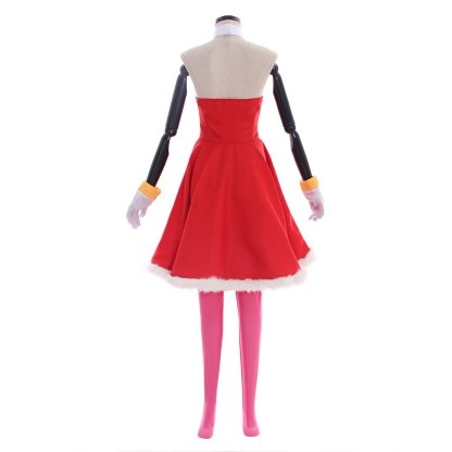 Amy Rose Cosplay Costume - Rosy The Rascal Red Dress Outfit for Women | Sonic Game Series-Astricos