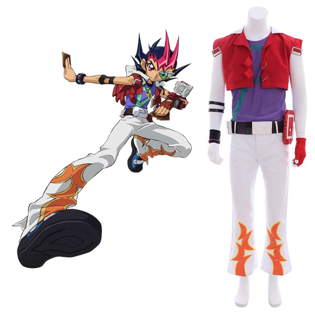 Anemi Yu-Gi-Oh ZEXAL Yuma Tsukumo Cosplay Costume | Game Series Outfit-Astricos