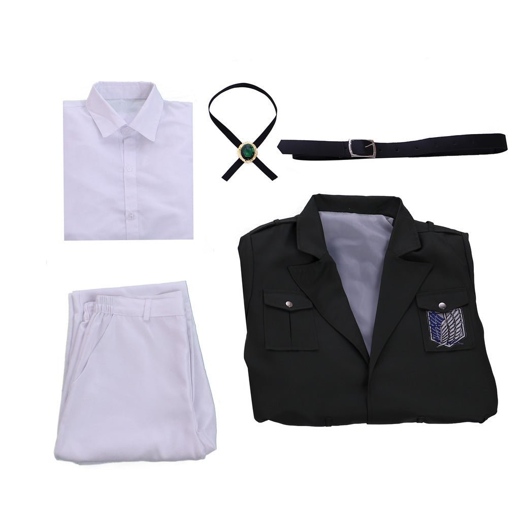 Attack On Titan Eren Levi Cosplay Costume - Premium Anime Outfit | Astricos-Astricos