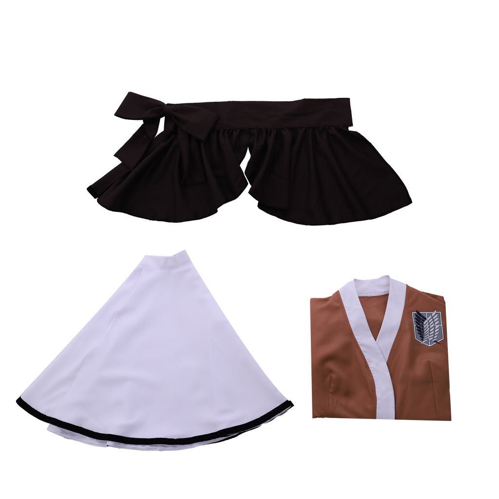 Attack on Titan Mikasa Ackerman Cosplay Costume - Premium Anime Outfit-Astricos