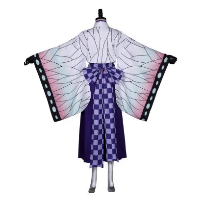 Anime Demon Slayer Kochou Shinobu Lolita Maid Apron Dress Cosplay Costume-Astricos