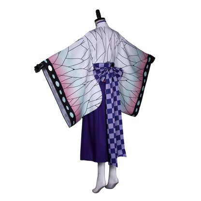 Anime Demon Slayer Kochou Shinobu Lolita Maid Apron Dress Cosplay Costume-Astricos