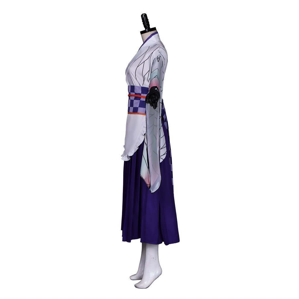 Anime Demon Slayer Kochou Shinobu Lolita Maid Apron Dress Cosplay Costume-Astricos